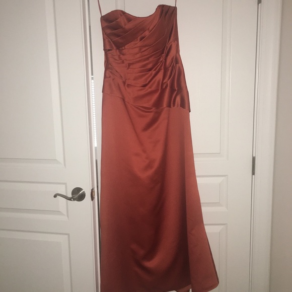 💥SALE💥 Rustic Orange Gown - Picture 2 of 4